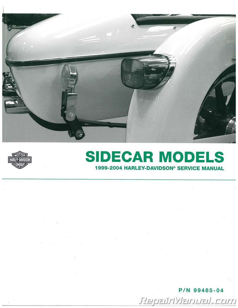 1999-2004 Harley Davidson Sidecar Service Manual : 99485-04 | eBay