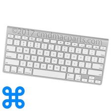 APPLE WIRELESS BLUETOOTH KEYBOARD, SILVER/WHITE - A1314 MC184LL/A
