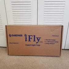 Gardner ifly Ion 72 Insect Light Trap Wall Mount Grilled Cover Mosquitos Flies