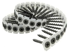 10,000 Count Collated Drywall Screws Phillips Coarse Thread #6 X 1-1/4", BULK