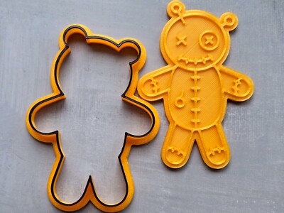 Kekse / Ausstecher, Halloween Woodoo Dekoration, Fondant Plätzchen / Kuchen 