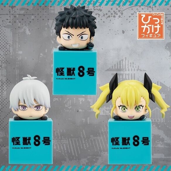 FuRyu Kaiju No.8 Hikkake Figure Kafka Reno Kikoru Set 3 from Japan
