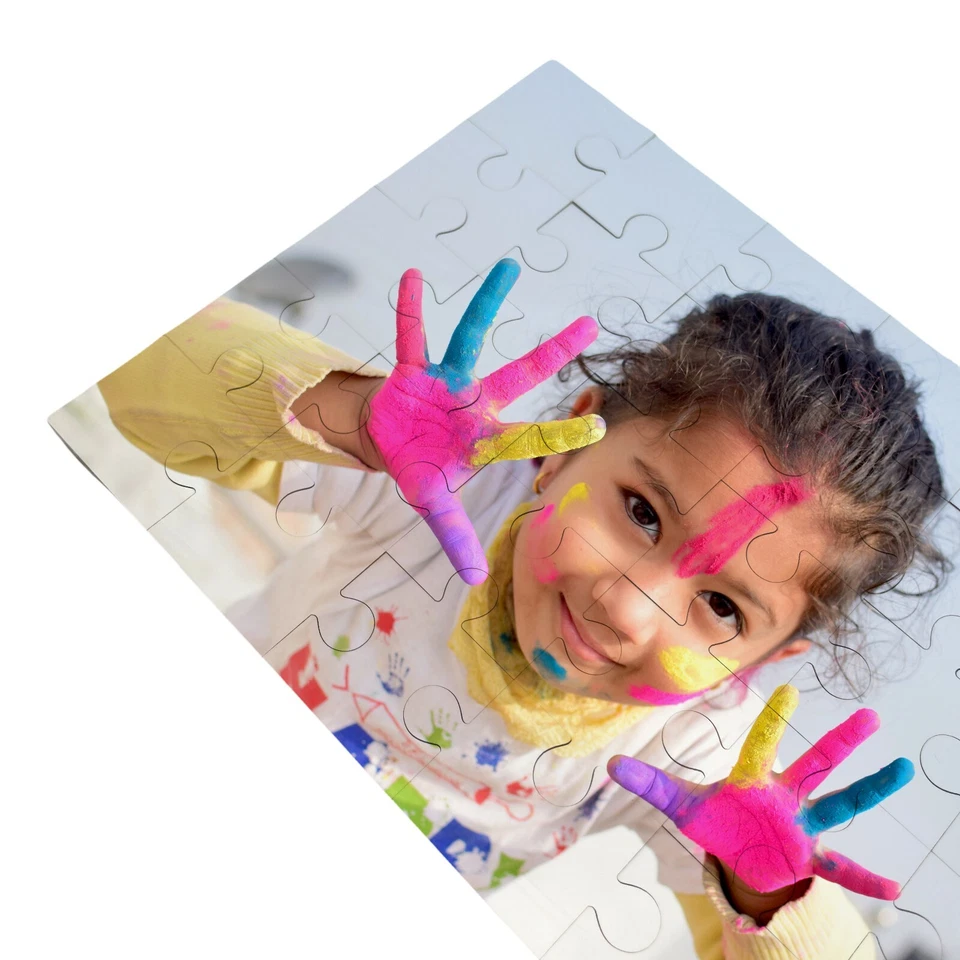 Personalised CUSTOM Wooden MDF Jigsaw Puzzle, 30 Pieces A5+ size Photo / Txt - Image 3 of 4