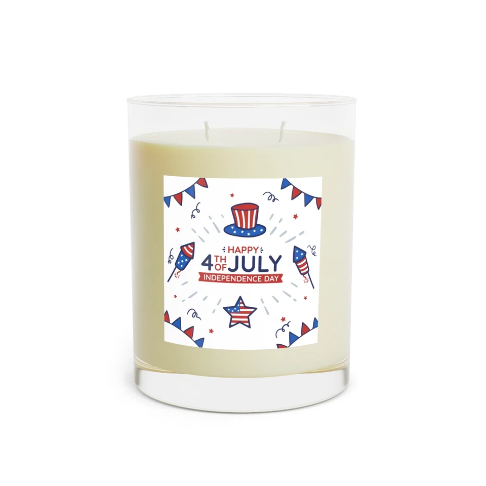 Vela Perfumada Día de la Independencia, Feliz 4 de Julio, Decoración Aromática, Regalo para Mamá Foto 2 de 4