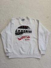 Vintage 1995 Cheers Boston Graphic Crewneck Sweatshirt White Large 