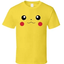 Pikachu Face Halloween Costume T Shirt