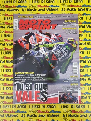 rivista MOTO SPRINT n.43 28 ottobre 3 novembre 2014 MARQUEZ-ROSSI-RABAT (AM14)