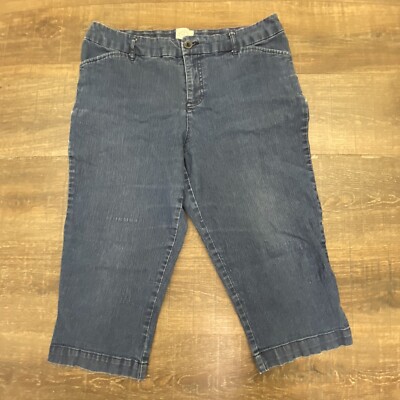 St Johns Bay Capri Women's 14 Denim B930 | eBay