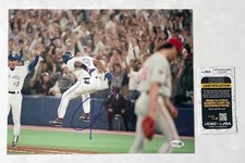 Joe Carter Signed Toronto Blue Jays World Series Home Run 11x14 Photo (JSA COA)