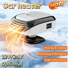 360  Rotating Car Heater, 12V-24V, 150W, Defogging and Air Cooling