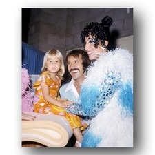 Sonny & Cher with Daughter Chastity Bono Vintage Photo Circa 1973 8x10 Photo Sonny & Cher with Daughter Chastity Bono Vintage Photo Circa 1973 8x10 Photo