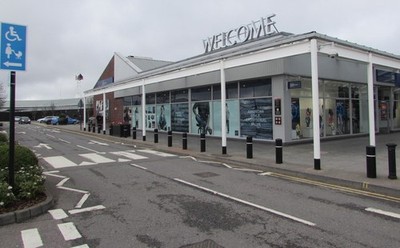 Foto 6x4 Gap Outlet Store in Bridgend Pen-y-cae\/SS9082 Bekleidungsgeschäft L C2017