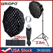 US TRIOPO 120cm Quick-Setup Octagon Softbox Tripod For Godox AD400PROII 600ProII