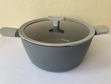 BergHOFF CERA-Green NON-STICK Stockpot GRAY 6.9Qt/6.5L 11" Lid All Cooktops NEW