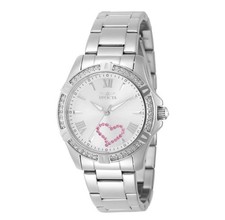Invicta Angel Women's Watch 34.5mm Stainless W/Silver Dial 49842 New