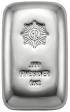 G & R 1 oz .999 fine silver bar polished 94.55 per troy oz
