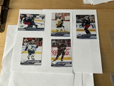 2023-24 Upper Deck Clear Cut Parallel (insert cards) Svozil, McGing, Guenette