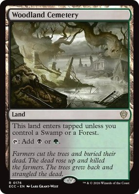 NM Woodland Cemetery, MTG, Lorwyn Eclipsed, Magic the Gathering, 175