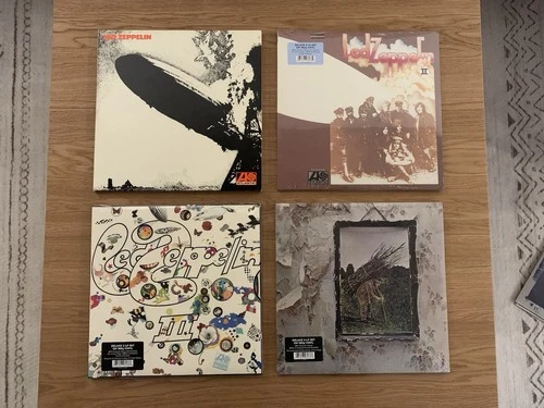 Led Zeppelin I II III IV Deluxe 2LP Vinyl Set Atlantic Records Classic Rock