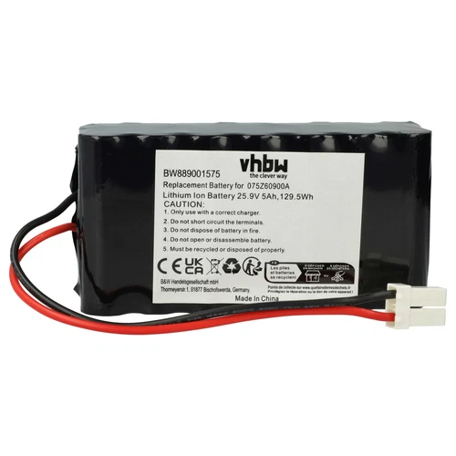 Akku für Ambrogio Twenty Quad ZR Evo ZR Deluxe Elite Elite S+ 5000mAh 25,9V