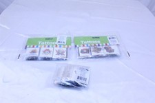 Party Pack 3 PKGS Temporary Tattoo's 169 Pieces Total Pirates  Monsters