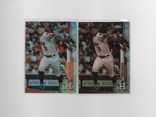 2020 Topps Chrome #102 Alex Bregman Refractor & Sepia