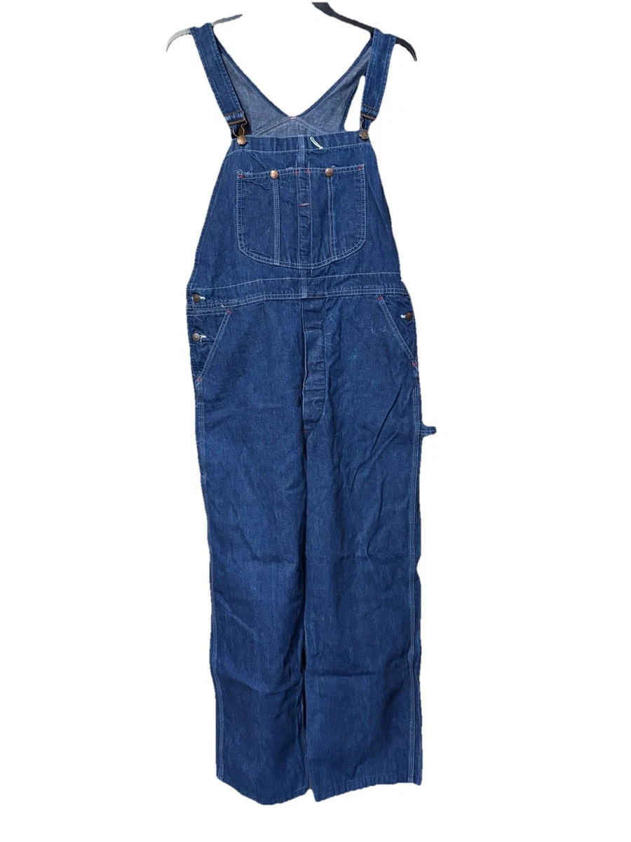 Denim Dungarees/Overalls Blue Vintage Pants for Men for sale | eBay
