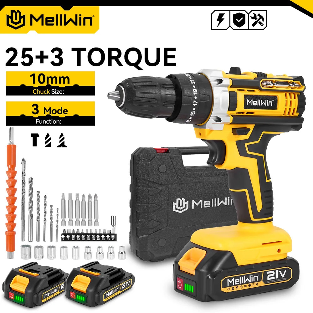 Trapano Avvitatore A Percussione Professionale 18V Compatibile Batterie Makita foto 2