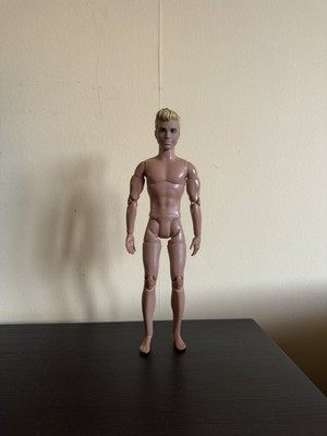 Made To Move Barbie Puppe - voll beweglich von Mattel - nackte blonde Haare Ken