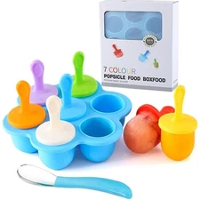 Silicone sicle s Ice Maker with Storage Container Free for
