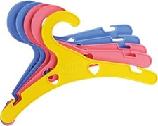 Heless - Bunte Puppenkleiderbügel, 5 St.