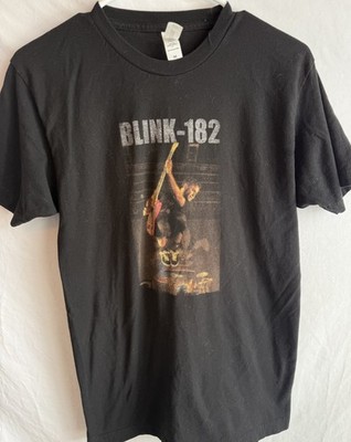 Blink 182 2001 Tour T Shirt  Take Off Your Pants and Jacket  Size M Black Re-pop