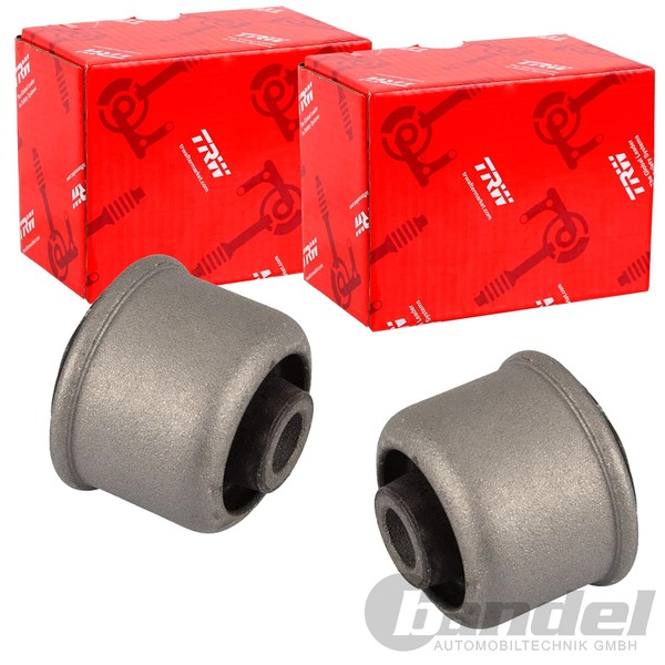 2X TRW Querlenkerlager Buchse Innen Unten Vorne Passend FüR Renault 19 Megane SC-image