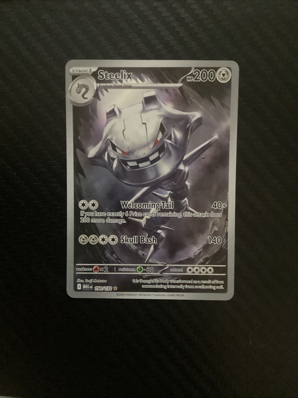 Steelix - 150/132 - Mega Evolution - Illustration Rare - NM