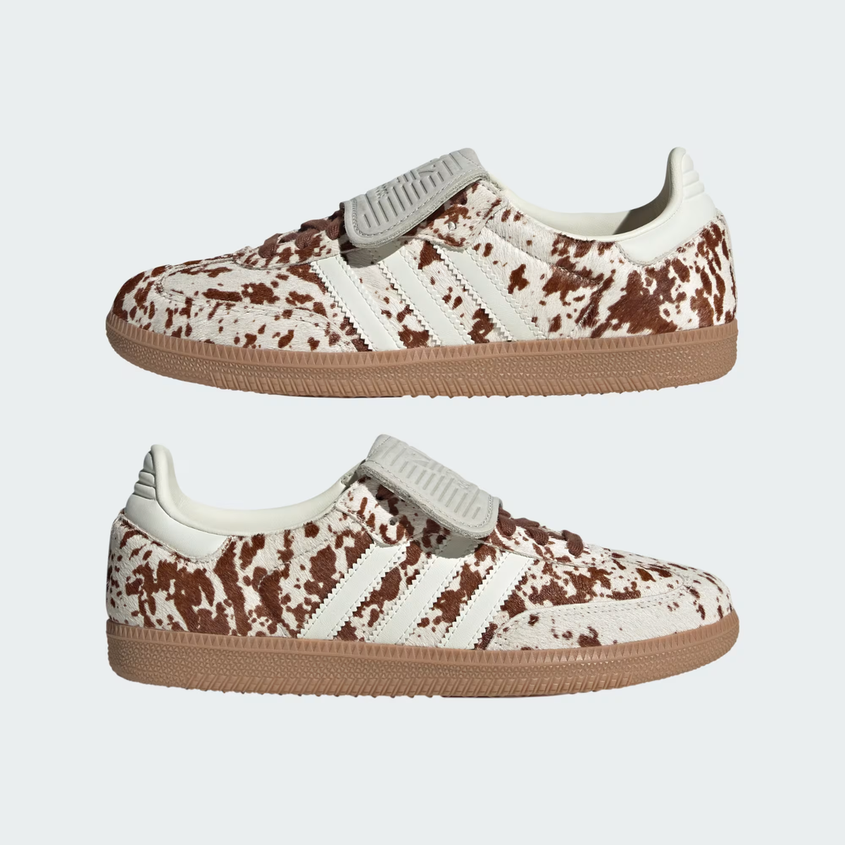 adidas Samba LT カウ柄 26.0 adidas Samba LT JS3931 Cow Print Off White Lucid Pink Women's Size