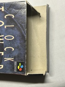 Clock Tower Super Famicom SFC SNES NTSC-JP CIB Postcard Touch-up Tested