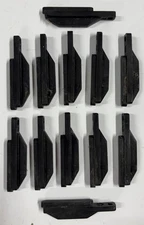 Replacement Blank Inserts ESD Vertical Coin Chute Set of 12 Sticker Machine