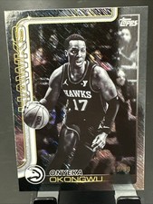 2025-26 Topps Onyeka Okongwu Blackout Black Friday Surge /99 Target Excl Hawks