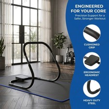 Abdominal Trainer Crunch Roller Sit Up Ab Exercise Machine Home Gym Abs Work Out
