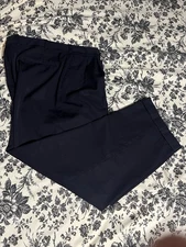 JB Britches for Nordstrom Dress Pants 38x30 Navy Wool Pleated Front Classic Fit