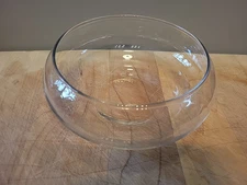 7'' DIAMETER FLOATING CANDLE CLEAR GLASS BOWL