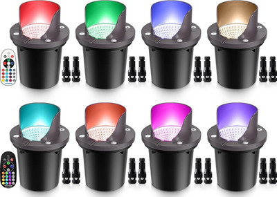 RGBW Low Voltage Landscape Lighting Color Changing 12W Waterproof Well Lights La