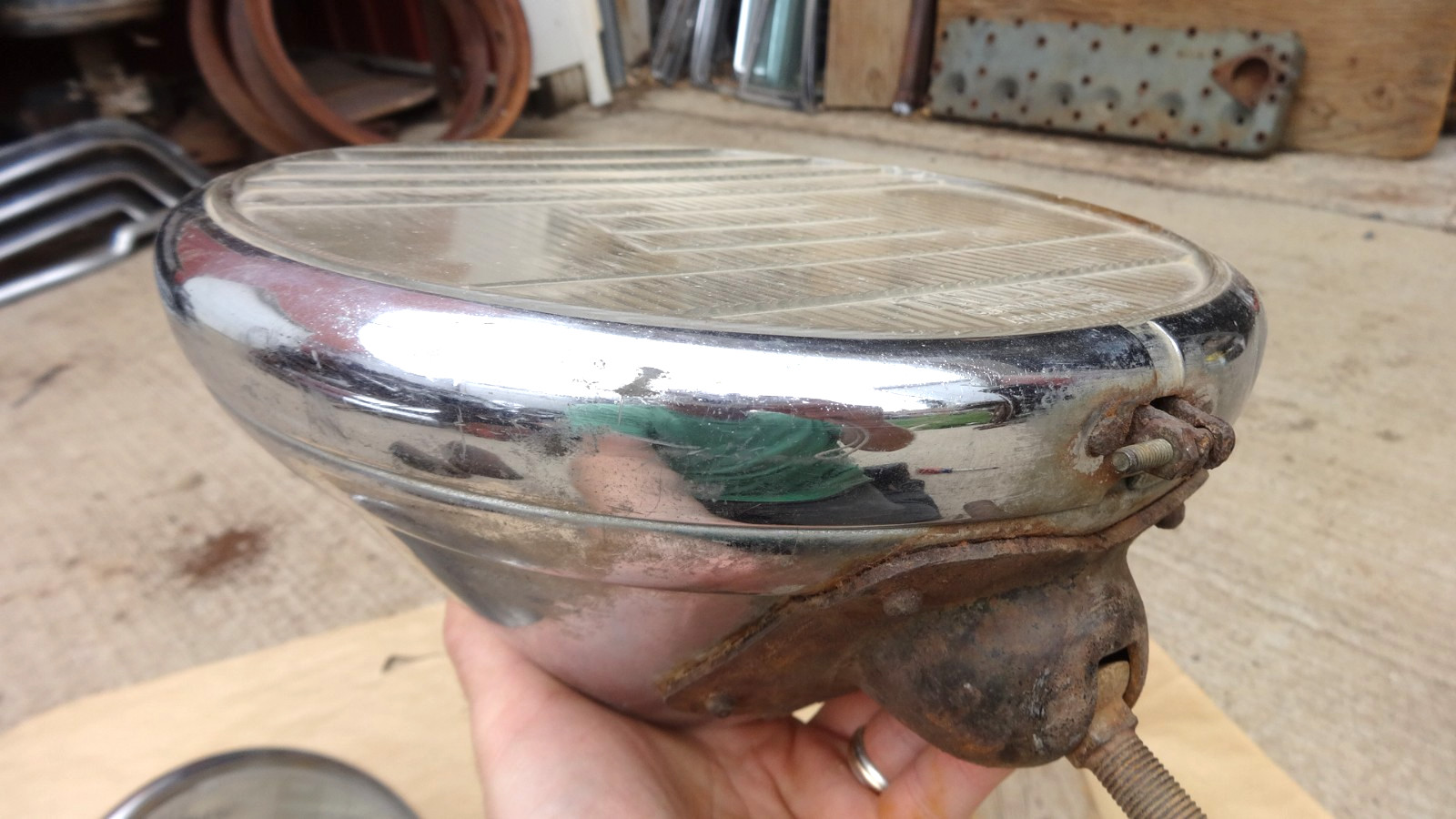 1931 Chevy HEADLIGHT ASSEMBLIES Original GM GUIDE TWILITE pair