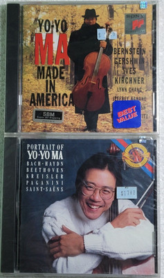 Yo-Yo Ma Made in America + Portrait Of (2 CD Combo) New Sealed