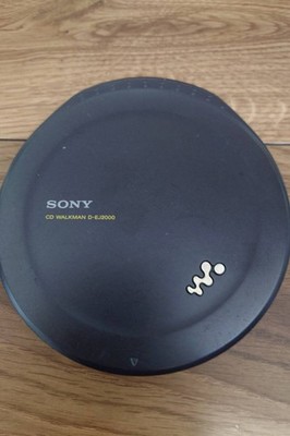 Sony D-EJ2000 CD Walkman Used Working with Earphone Output