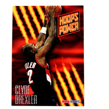 Clyde Drexler 1994-95 NBA Hoops Power Insert #43 Portland Trail Blazers