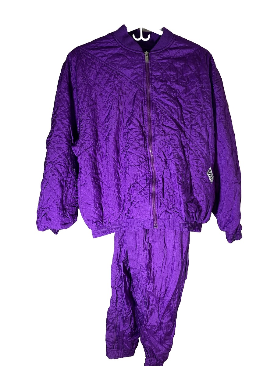 Vintage Rare Everlast Tracksuit Boxing Women's Size L Purple Jacket Pants  Set