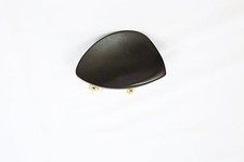 Vio Music 4/4 Violin Ebony Kaufman Style Chin Rest, Standard Bracket installed