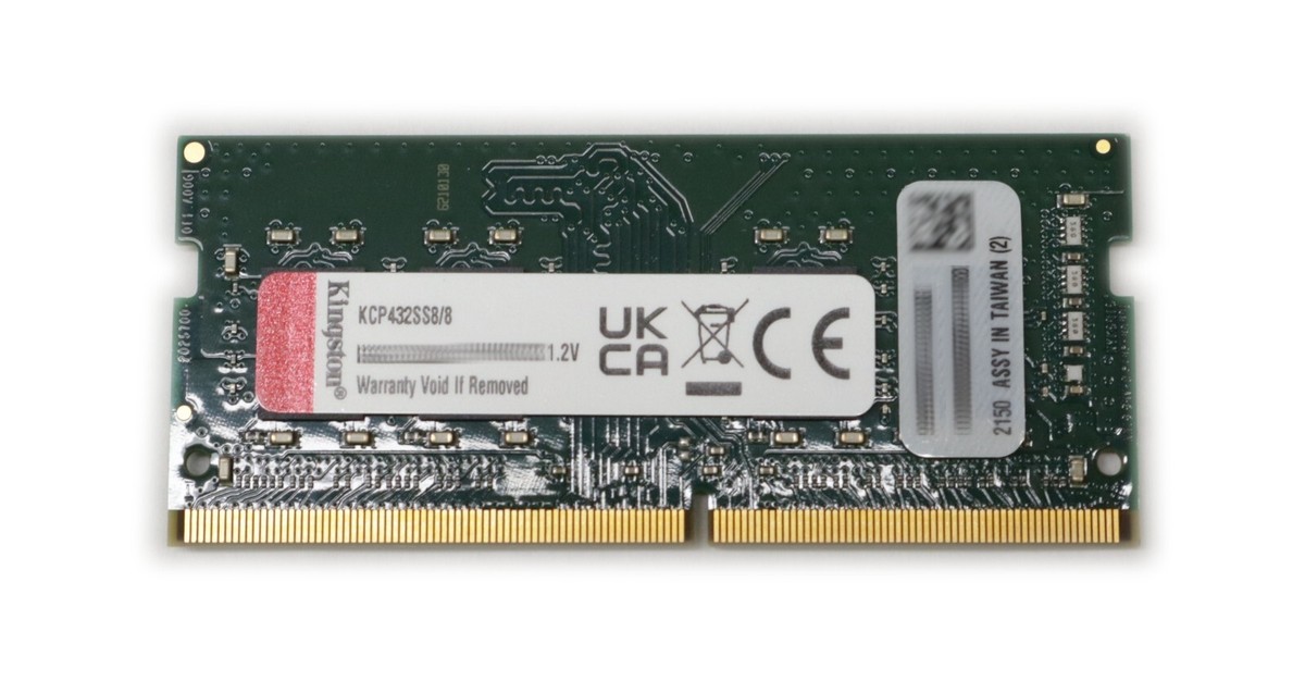 Kingston 8GB KCP432SS8/8 PC4-25600 3200MHz SoDimm 260-pin 1.2V ECC