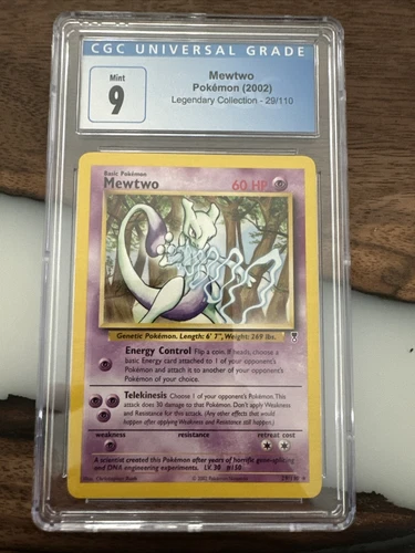 Pokémon  Mewtwo Legendary Collection 29/110 Regular Rare CGC 9!
